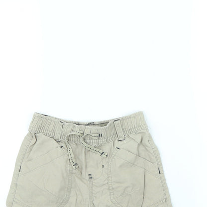 NEXT Boys Beige   Cropped Trousers Size 3-6 Months
