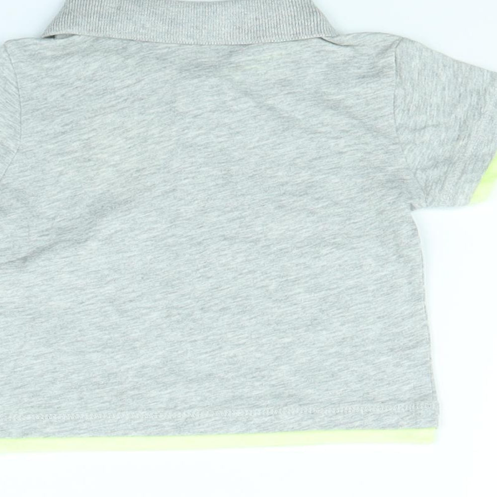Zara Boys Grey   Basic Polo Size 3-6 Months
