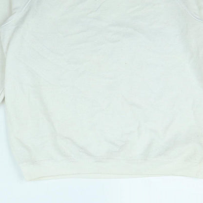 American Eagle Womens White   Pullover Jumper Size S  - American eagle