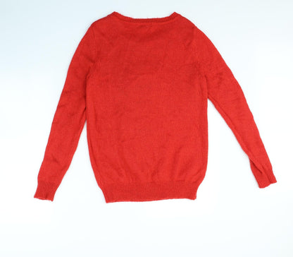 Forever 21 Womens Red   Pullover Jumper Size M  - 9