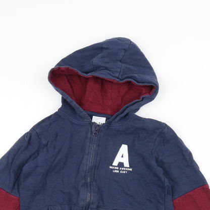 VRS Boys Blue   Full Zip Hoodie Size 7-8 Years