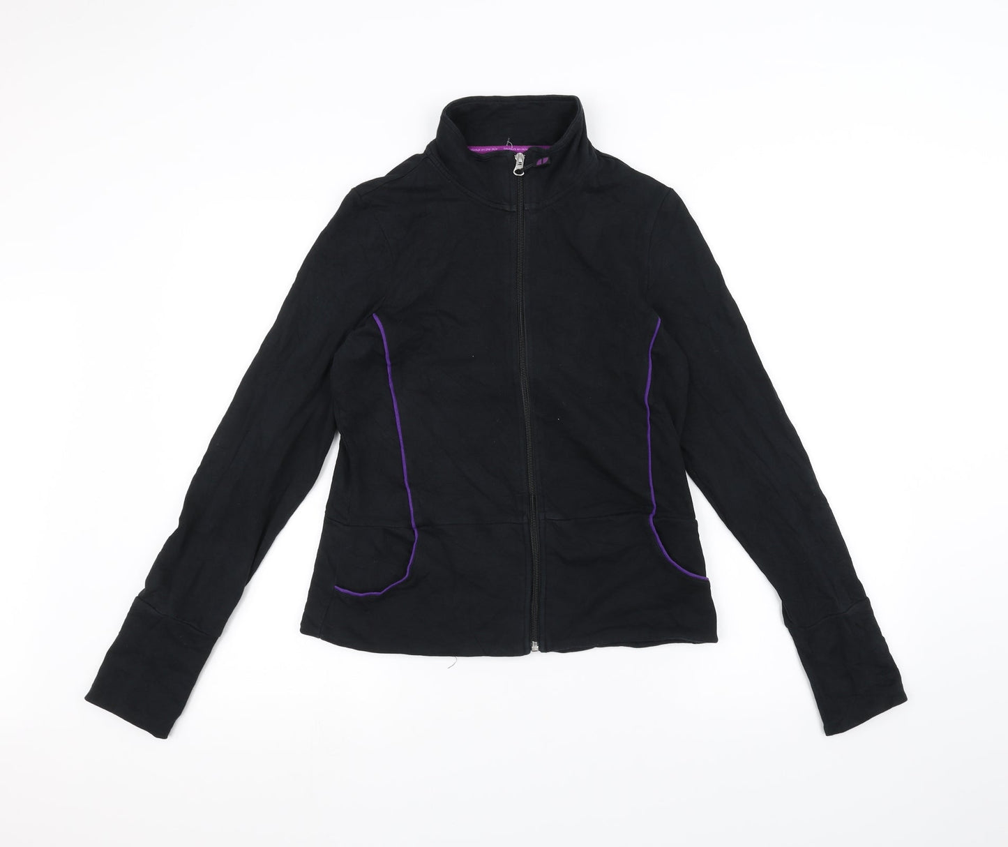 Womens UK Size M Preworn Black Jacket
