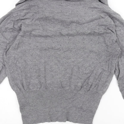 exceptional woman Womens Grey   Pullover Jumper Size M