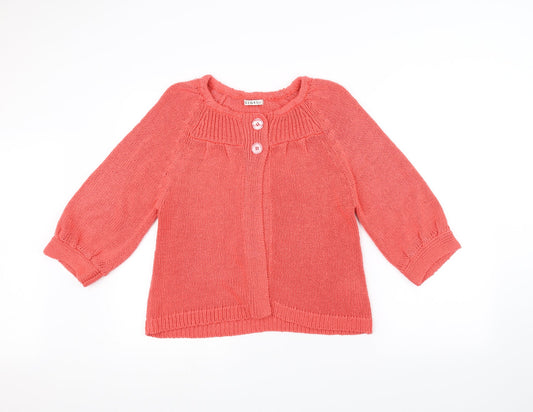 George Womens Pink  Knit Jacket Coatigan Size 12