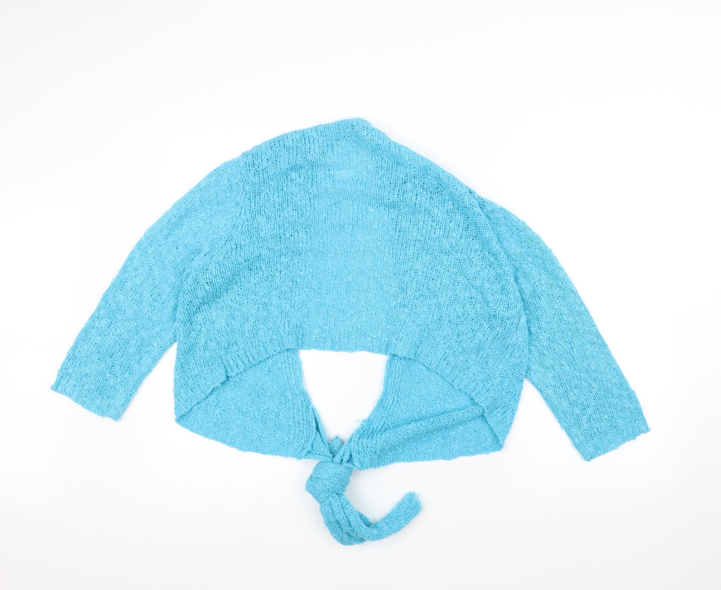 Nina Murati Womens Blue  Knit Jacket  Size XL