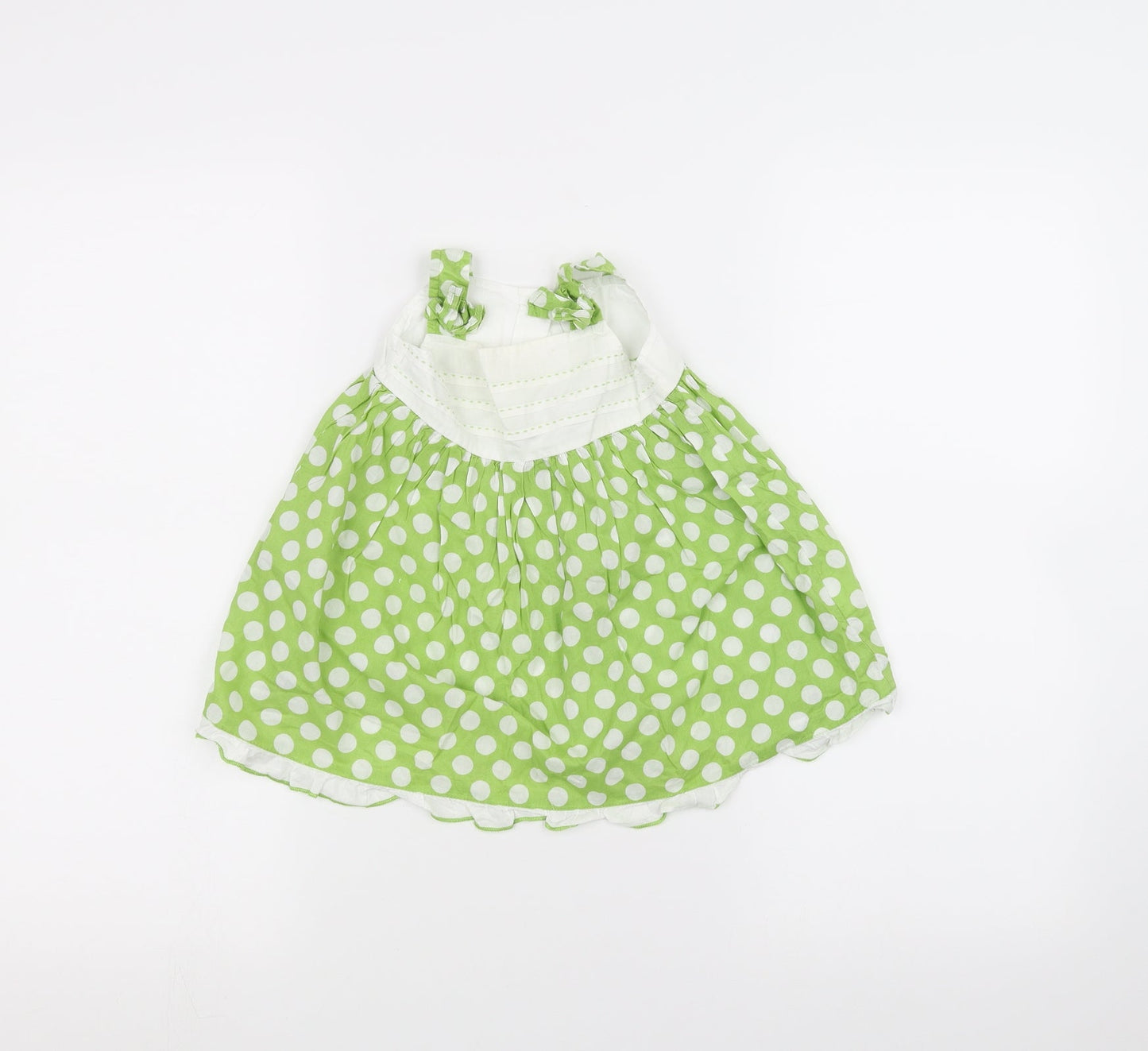 NEXT Baby Green Polka Dot  A-Line  Size 3-6 Months
