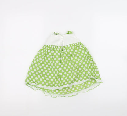 NEXT Baby Green Polka Dot  A-Line  Size 3-6 Months