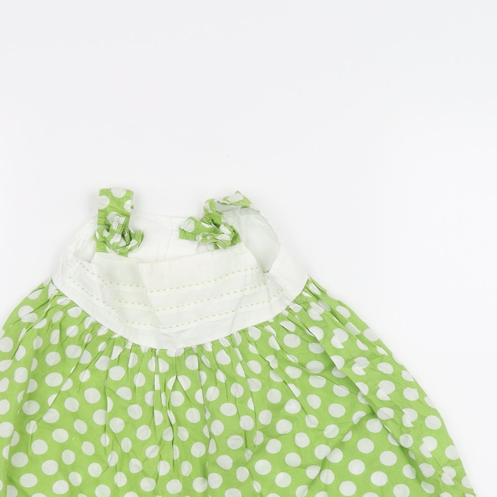 NEXT Baby Green Polka Dot  A-Line  Size 3-6 Months