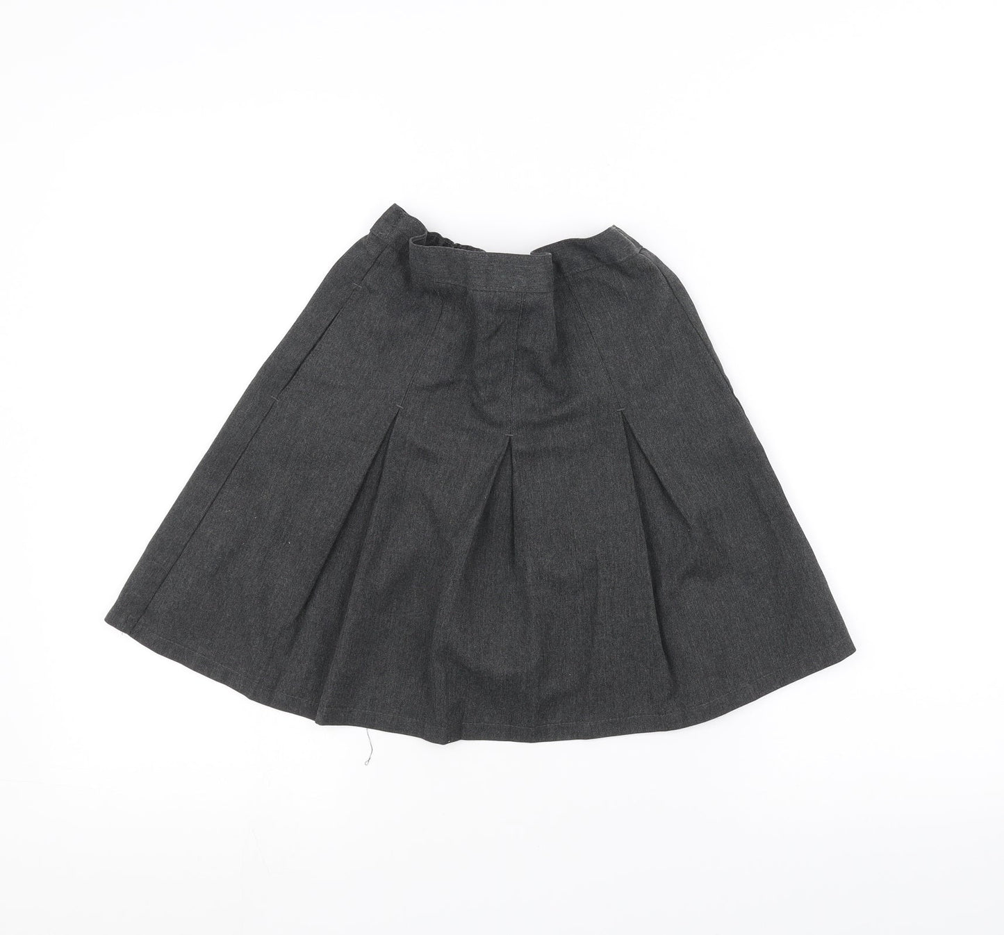Marks and Spencer Girls Grey   A-Line Skirt Size 8-9 Years