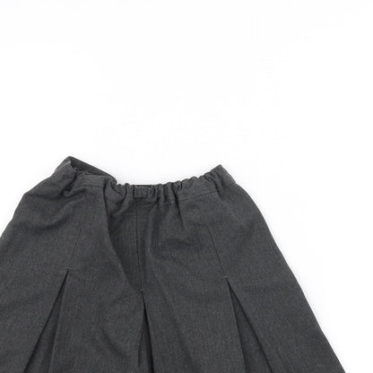 Marks and Spencer Girls Grey   A-Line Skirt Size 8-9 Years