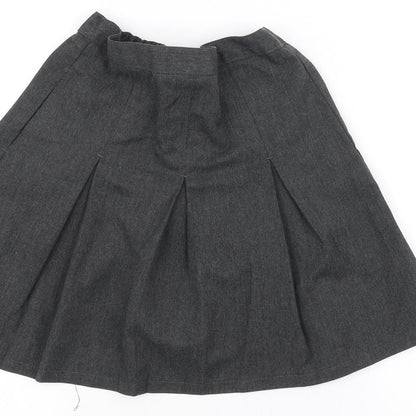 Marks and Spencer Girls Grey   A-Line Skirt Size 8-9 Years