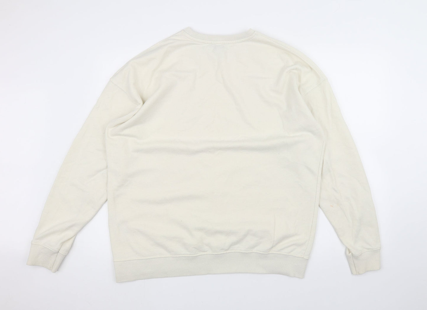 New Look Womens White   Pullover Jumper Size M