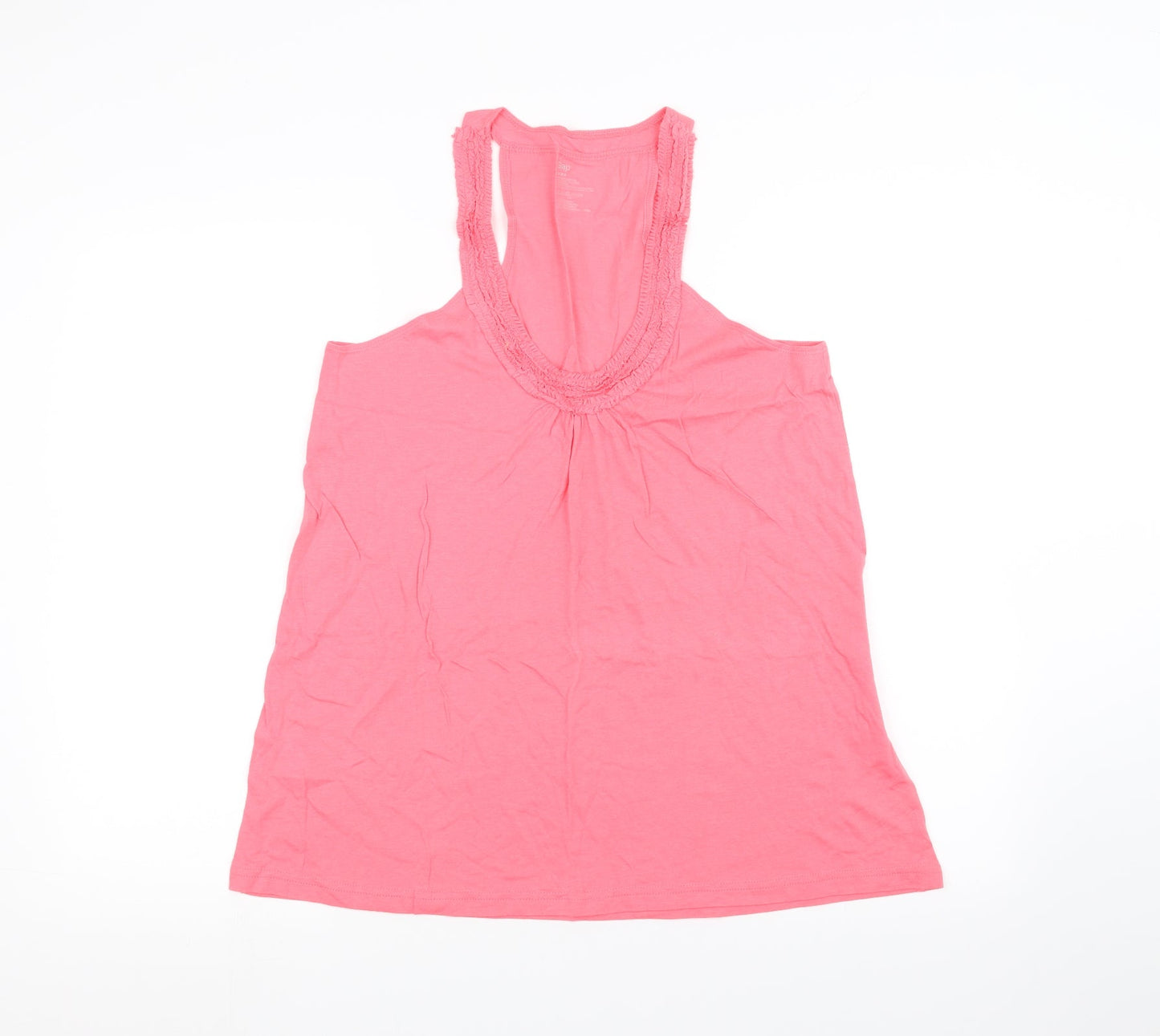 Womens UK Size M Gap Pink Basic Tank