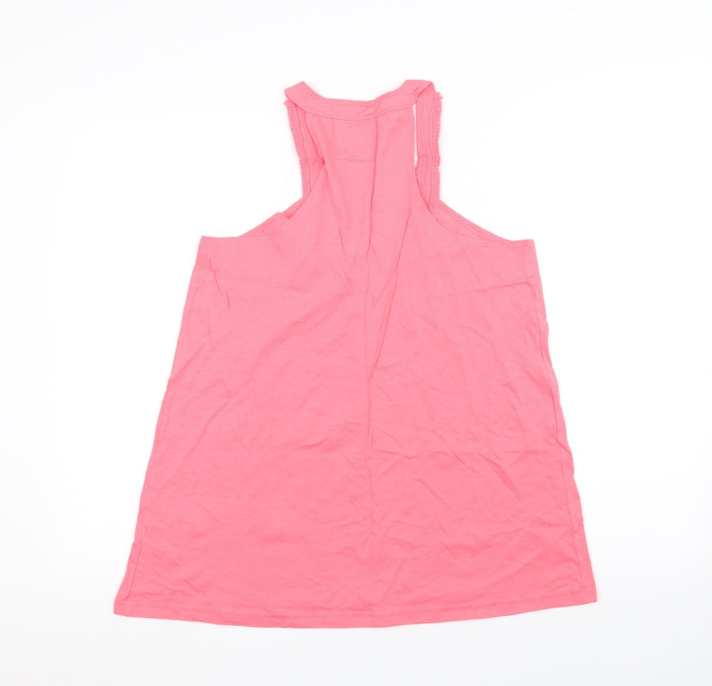 Womens UK Size M Gap Pink Basic Tank