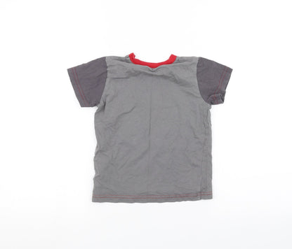 Marks and Spencer Boys Grey   Basic T-Shirt Size 3-4 Years  - Liverpool FC