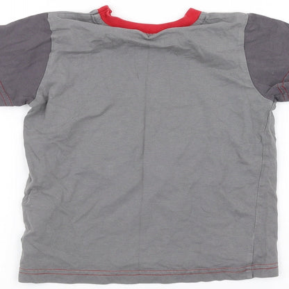 Marks and Spencer Boys Grey   Basic T-Shirt Size 3-4 Years  - Liverpool FC