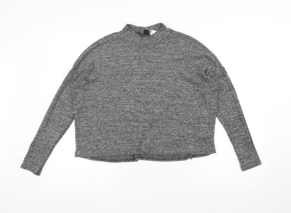 H&M Womens Grey   Pullover Jumper Size M