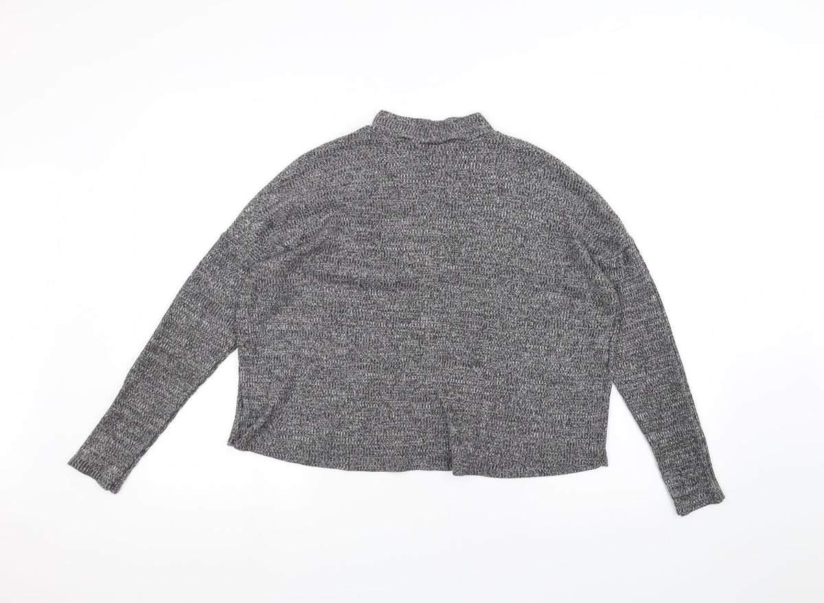 H&M Womens Grey   Pullover Jumper Size M