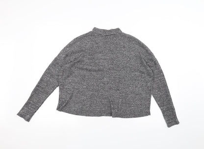 H&M Womens Grey   Pullover Jumper Size M