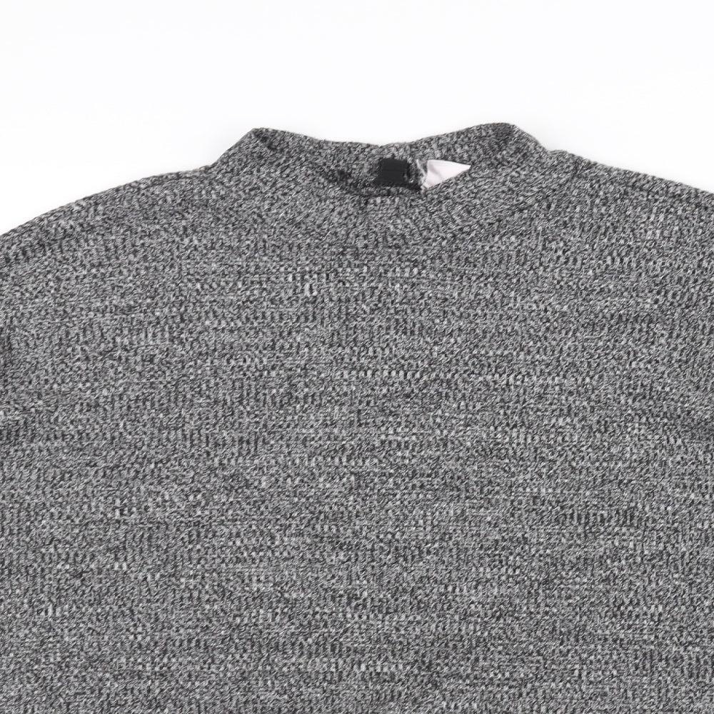 H&M Womens Grey   Pullover Jumper Size M