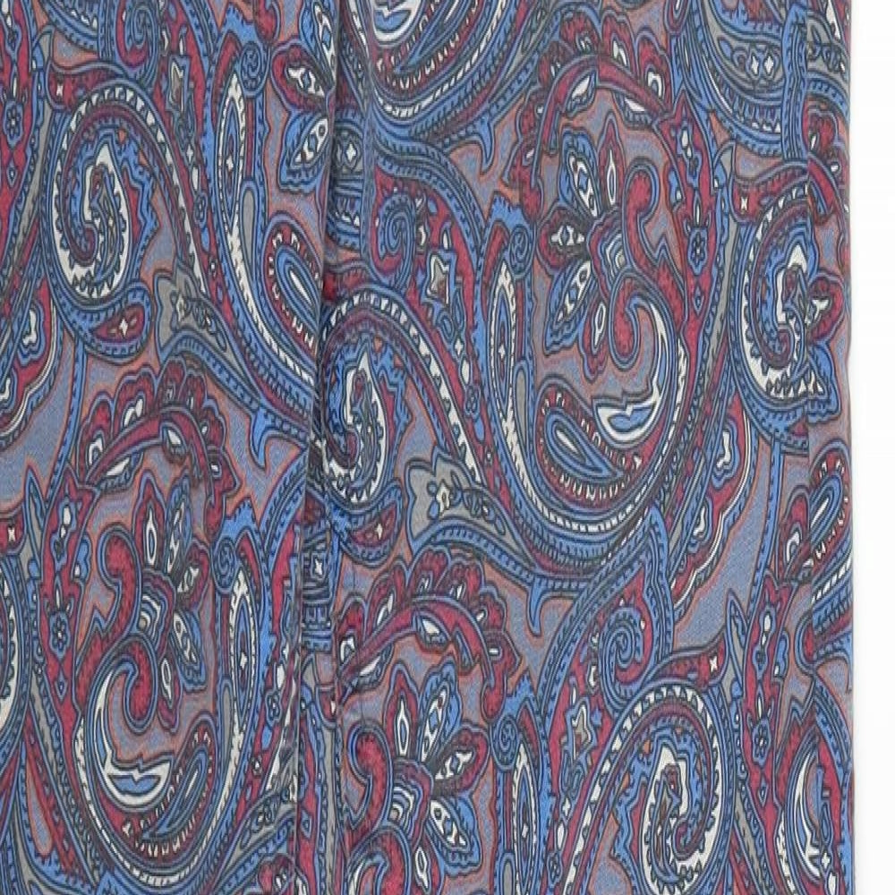 Topshop Womens Purple Paisley Denim Straight Jeans Size 30 in L30 in