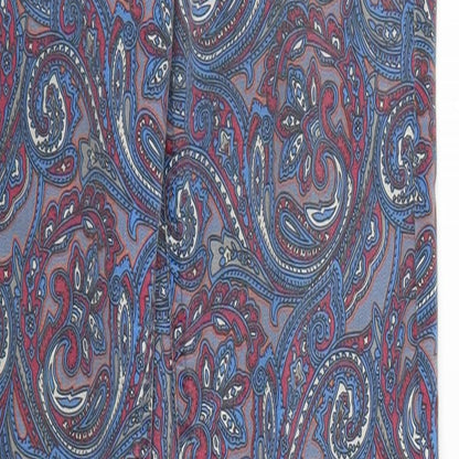 Topshop Womens Purple Paisley Denim Straight Jeans Size 30 in L30 in