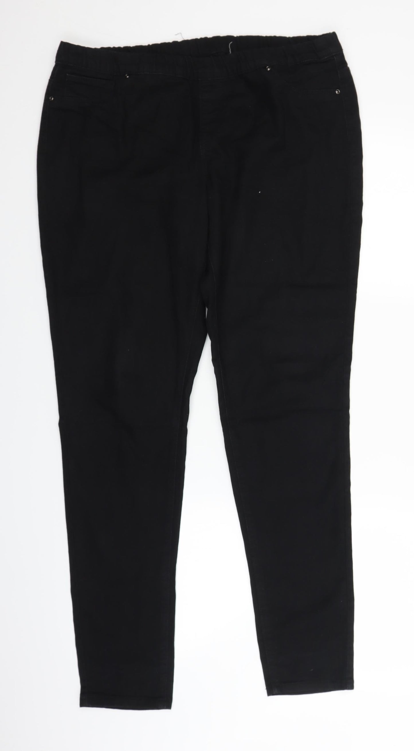 Womens UK Size 36 in Preworn Regular Fit Jegging Black Jeans