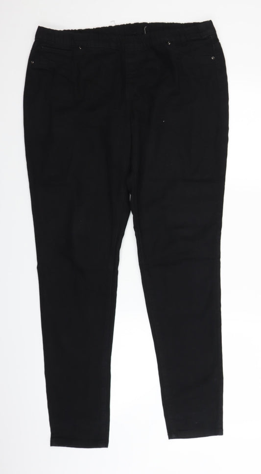 Womens UK Size 36 in Preworn Regular Fit Jegging Black Jeans