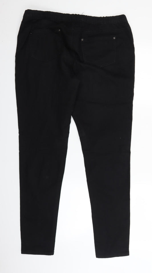 Womens UK Size 36 in Preworn Regular Fit Jegging Black Jeans