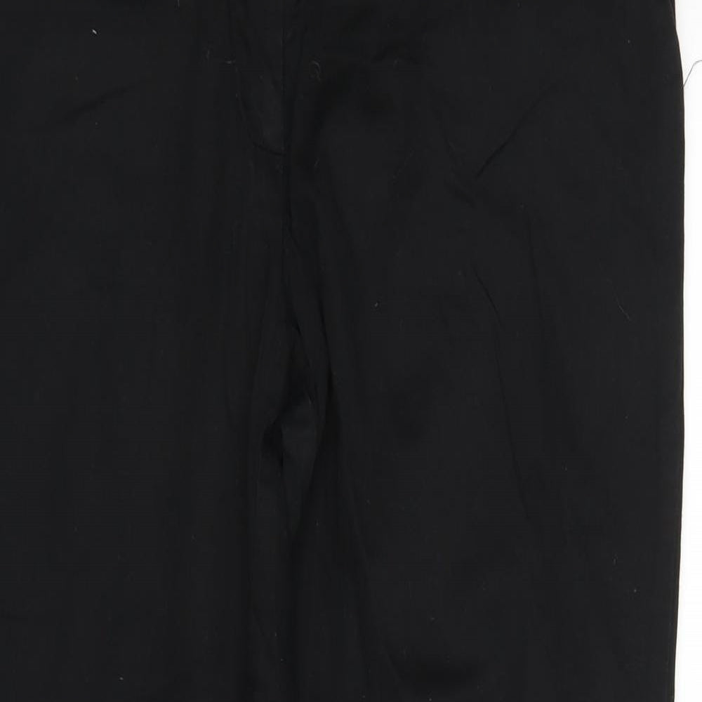 Warehouse Womens Black   Trousers  Size 16 L26 in