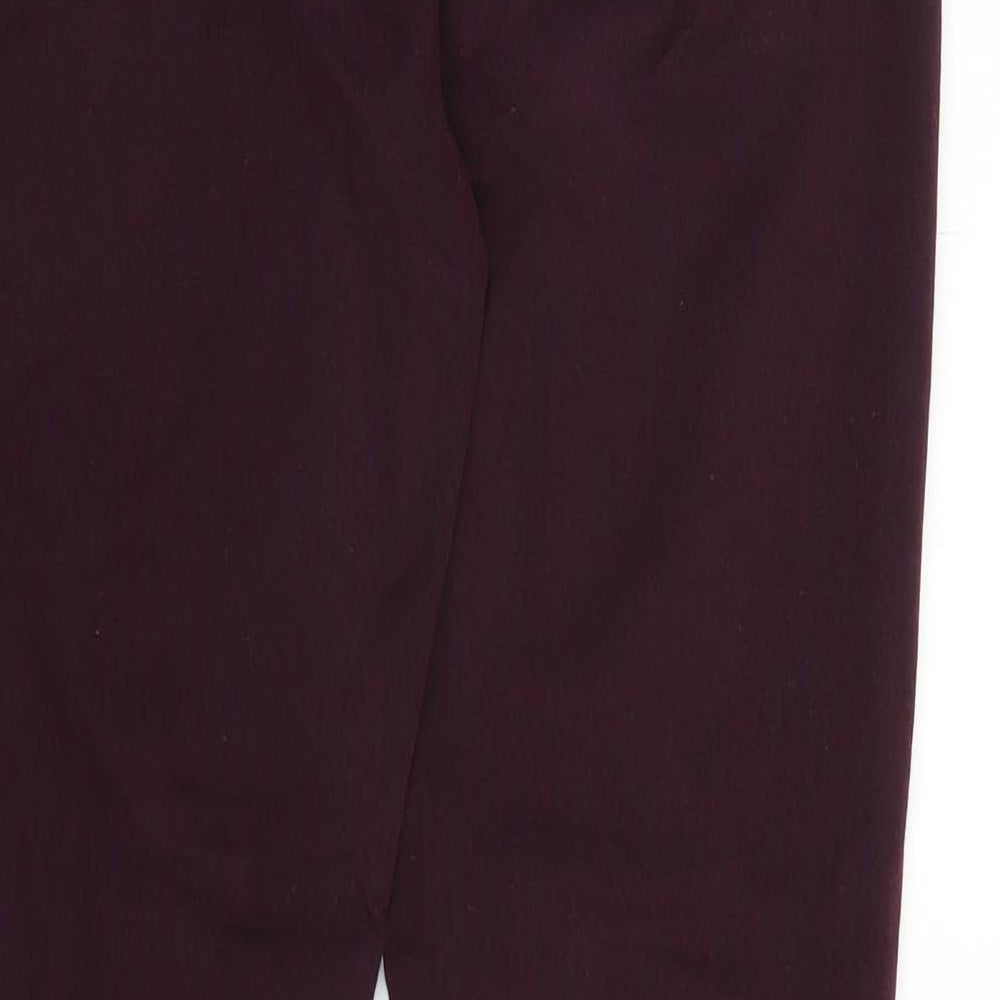 Topshop Womens Purple  Denim Straight Jeans Size 30 in L26 in