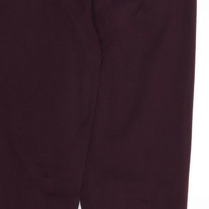 Topshop Womens Purple  Denim Straight Jeans Size 30 in L26 in