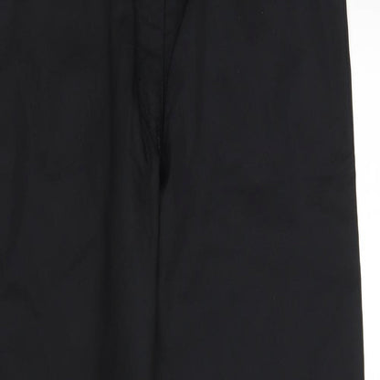 Womens UK Size 12 Alexandra Regular Fit Chino Black Trousers