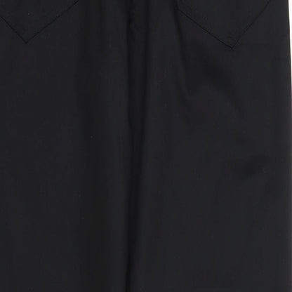 Womens UK Size 12 Alexandra Regular Fit Chino Black Trousers