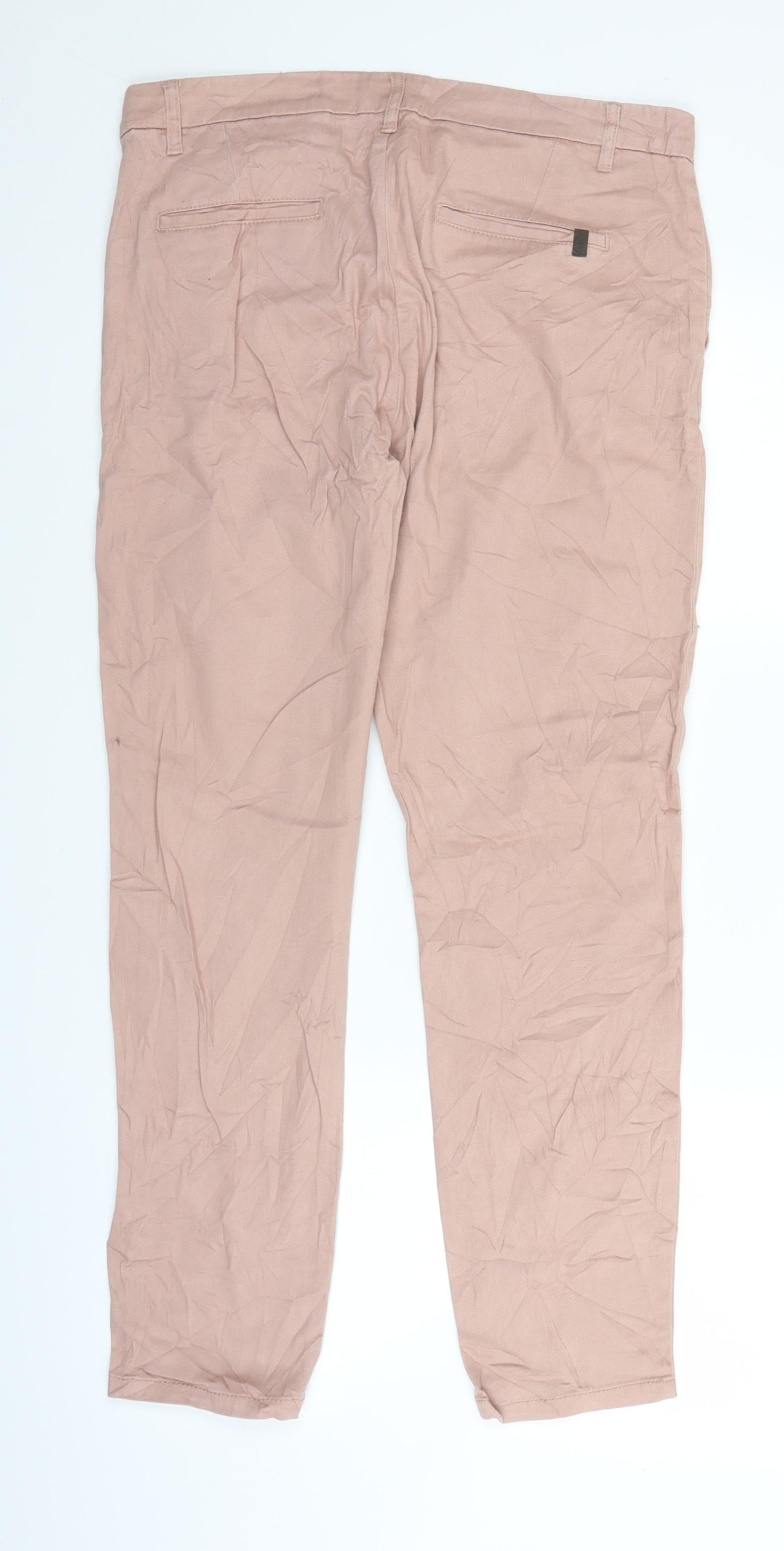 157 Womens Pink   Trousers  Size 32 in L28 in