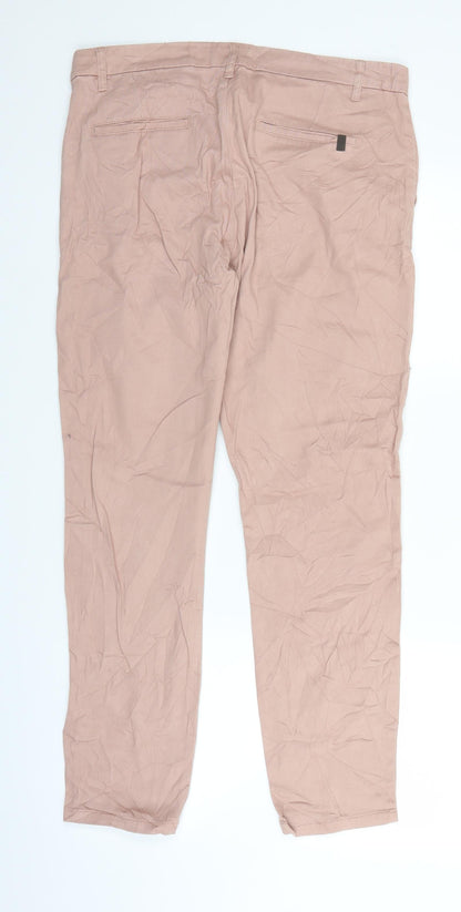 157 Womens Pink   Trousers  Size 32 in L28 in