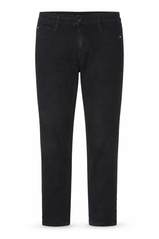 Womens UK Size M Denim Regular Fit Straight Black Jeans