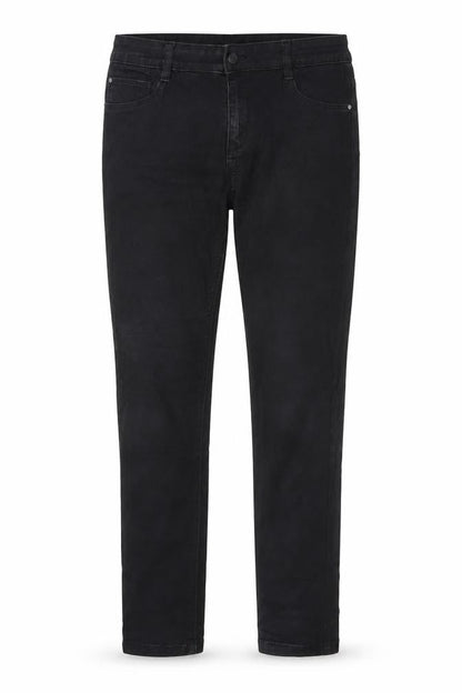 Womens UK Size M Denim Regular Fit Straight Black Jeans