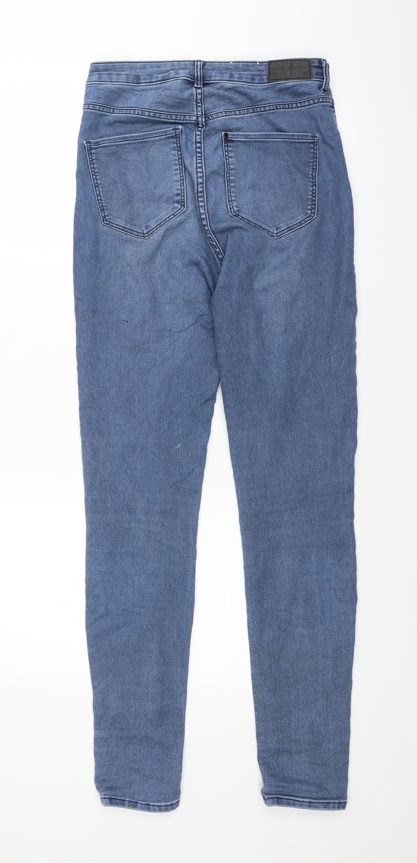 Womens UK Size 28 in H&M Regular Fit Straight Blue Jeans