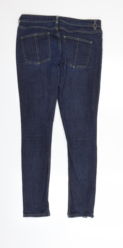 Stockholm Womens Blue  Denim Straight Jeans Size 14 L28 in