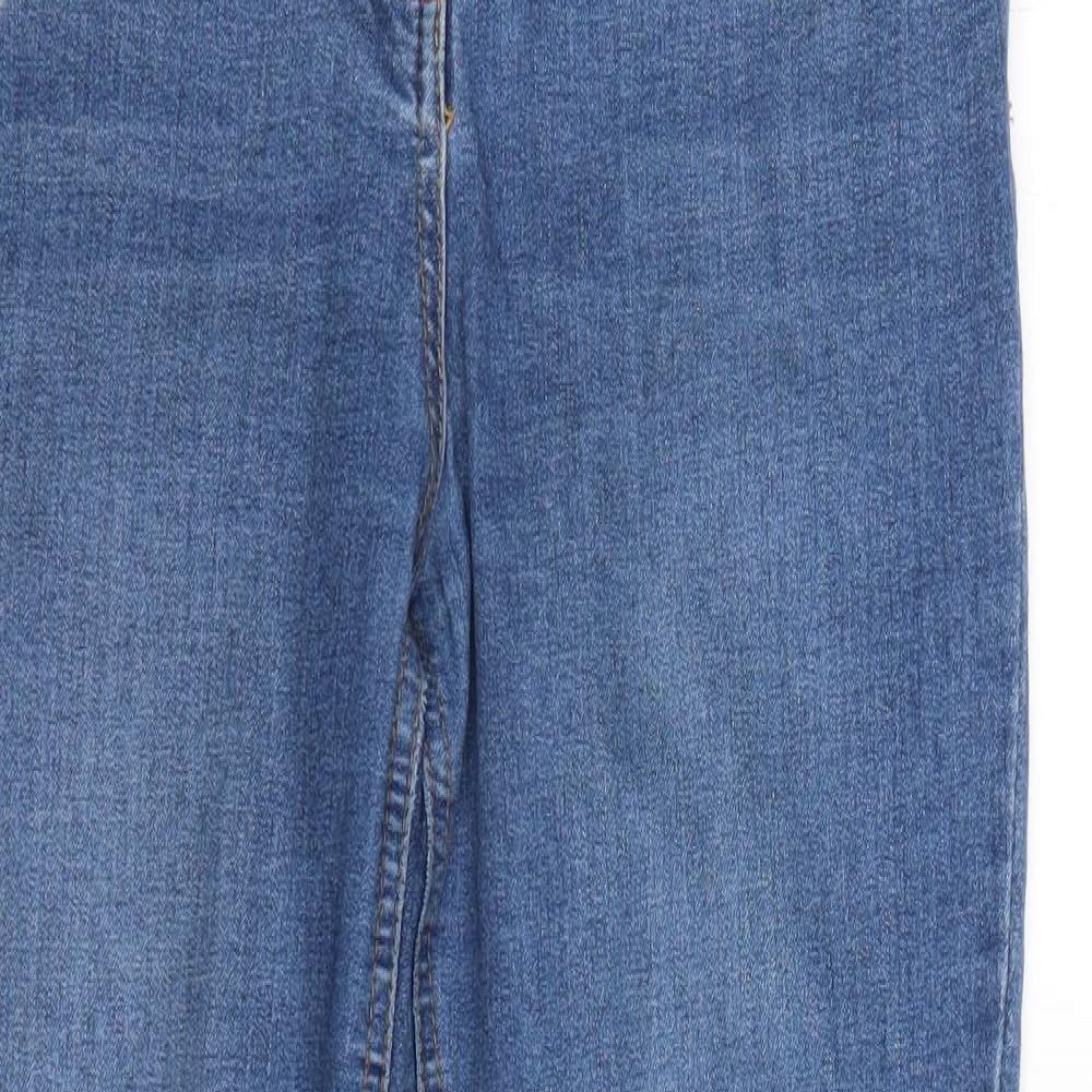 /Denim Womens Blue  Denim Straight Jeans Size 12 L26 in