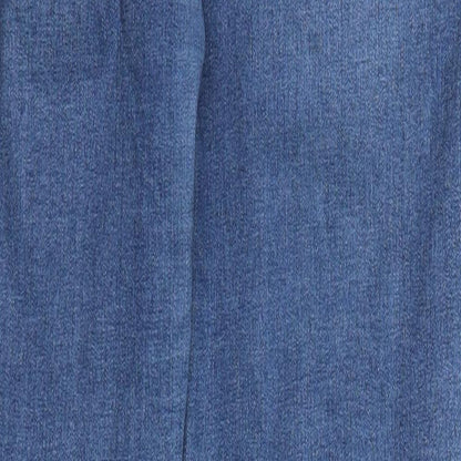 /Denim Womens Blue  Denim Straight Jeans Size 12 L26 in
