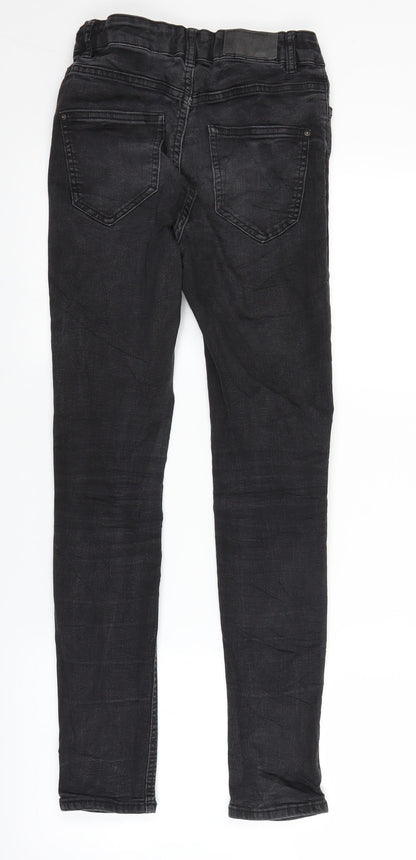 Lindex Girls Black  Denim Skinny Jeans Size 13-14 Years