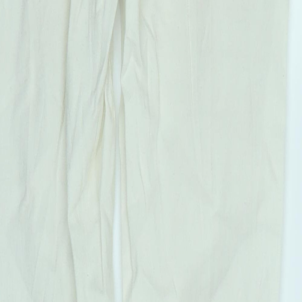 Primark Womens White  Denim Skinny Jeans Size 4 L26 in