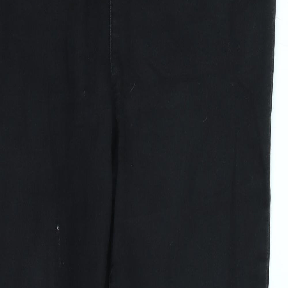 Womens UK Size 10 Papaya Regular Fit Jegging Black Jeans