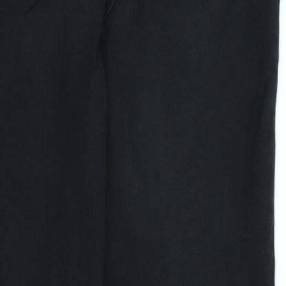 Womens UK Size 10 Papaya Regular Fit Jegging Black Jeans