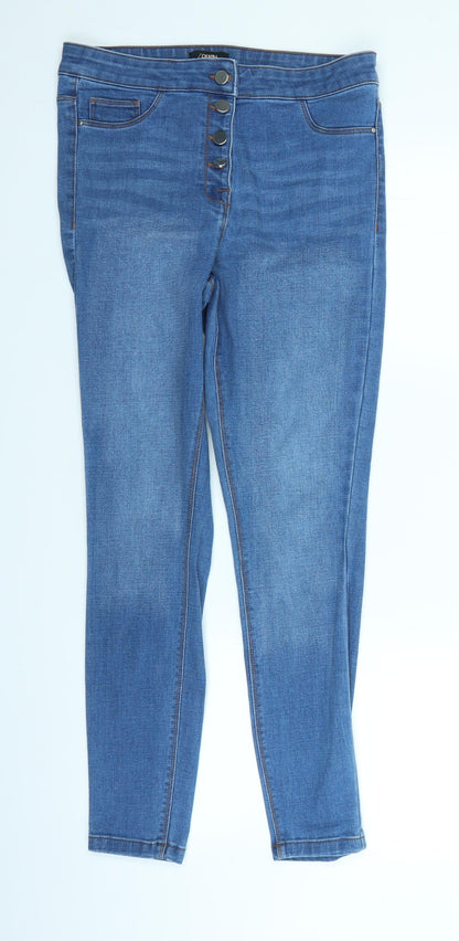 Denim Womens Blue  Denim Straight Jeans Size 12 L26 in