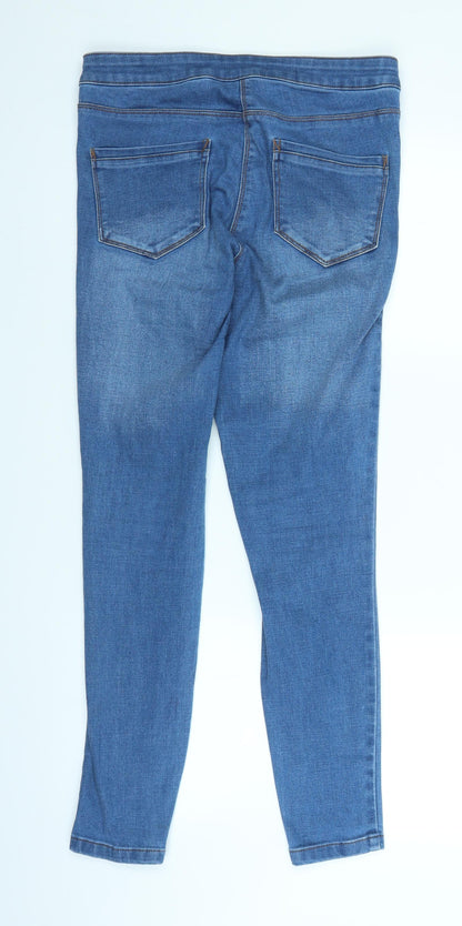 Denim Womens Blue  Denim Straight Jeans Size 12 L26 in