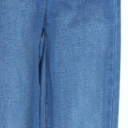 Denim Womens Blue  Denim Straight Jeans Size 12 L26 in