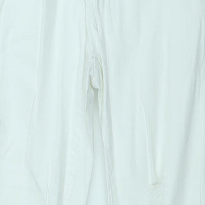 Primark Womens White  Denim Straight Jeans Size 6 L24 in